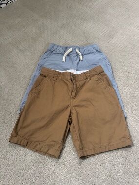 Cat & Jack Brown Flat Front Chino Shorts